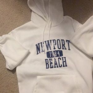 Oversized Graphic Newport Beach Hoodie!!